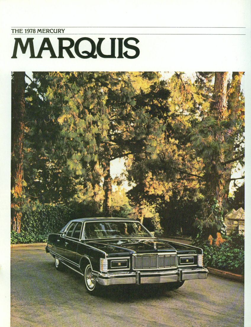 1978 Mercury Marquis Brochure